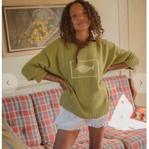 Sonderhaus Green Shelle Sweater